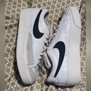 Nike Blazer Low Platform WhiteBlack Mens 9.5